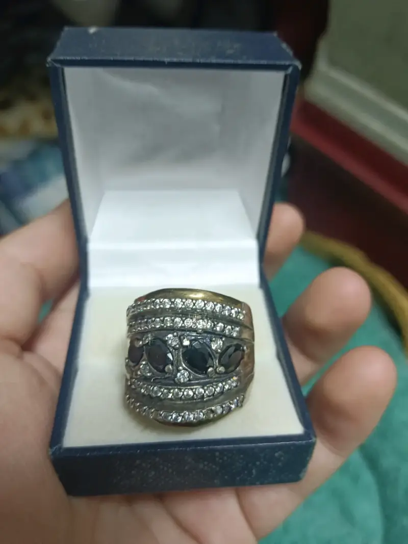 Anillo de plata y oro - 1
