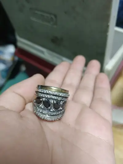 Anillo de plata y oro - miniatura 3