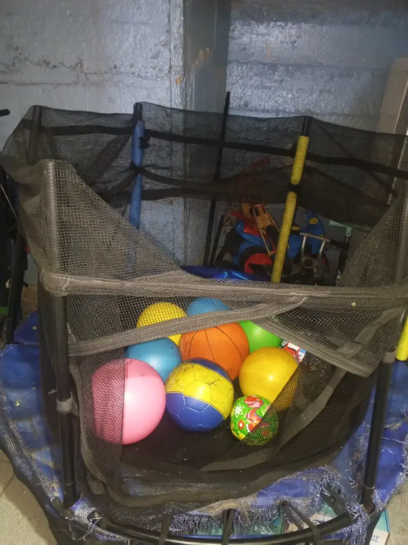 Trampolín infantil con red de seguridad - 2