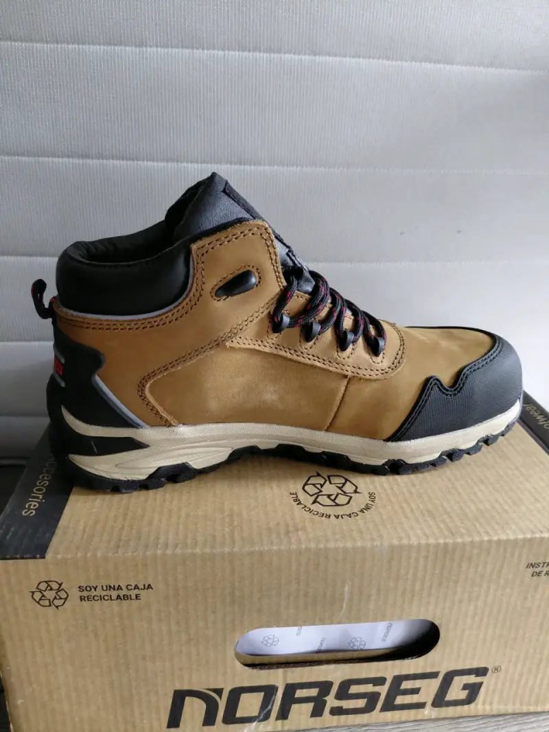 Botas de seguridad Norseg marrón anticlavo - 2