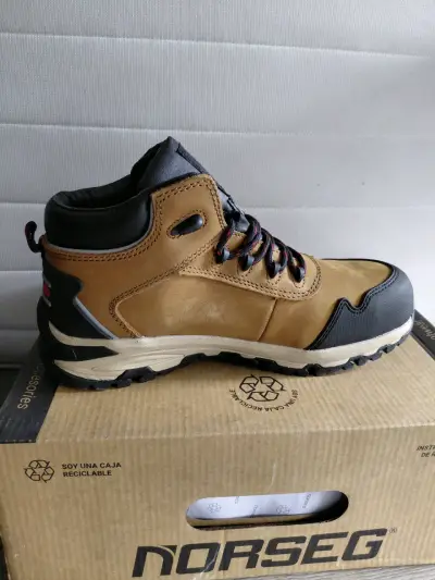 Botas de seguridad Norseg marrón anticlavo - miniatura 2