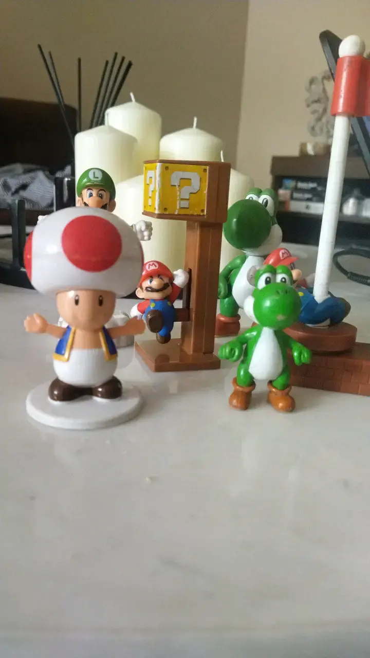 Set de figuras de colección Mario Bros - 2