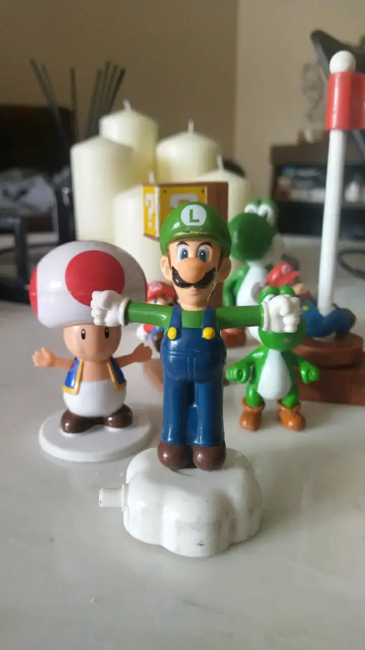 Set de figuras de colección Mario Bros - 3