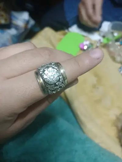Anillo de plata con oro - miniatura 1