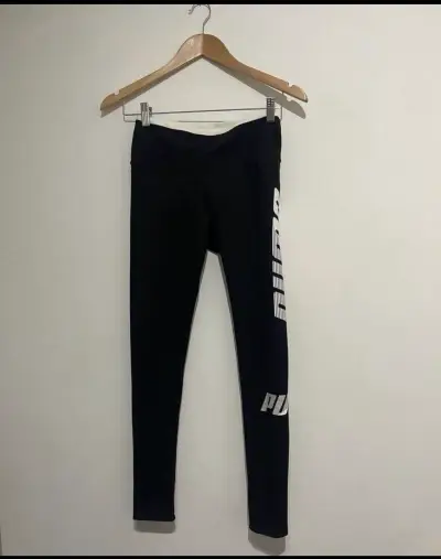 Leggings deportivos negros marca Puma - miniatura 1