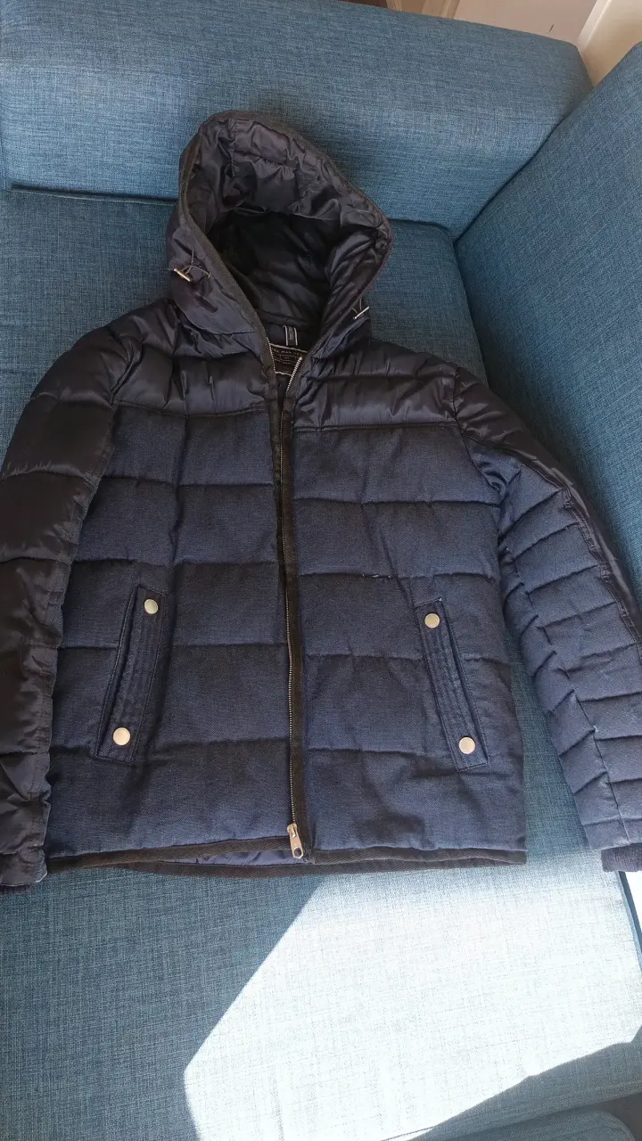 Chaqueta Zara Man Denim azul talla L - 3