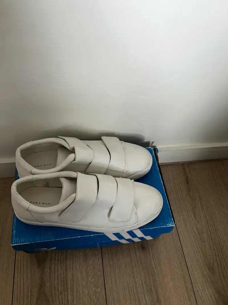 Zapatillas blancas hombre Zara talla 43 - 4
