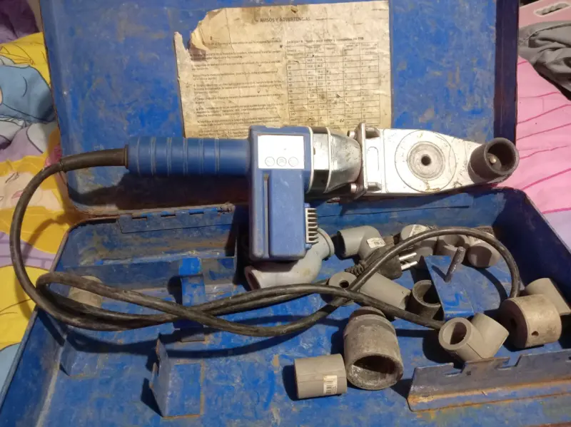 Máquina fusionadora de tubos con maletín - 2