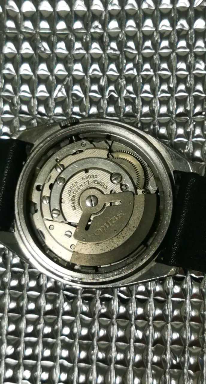 Reloj automático Seiko vintage negro - 2