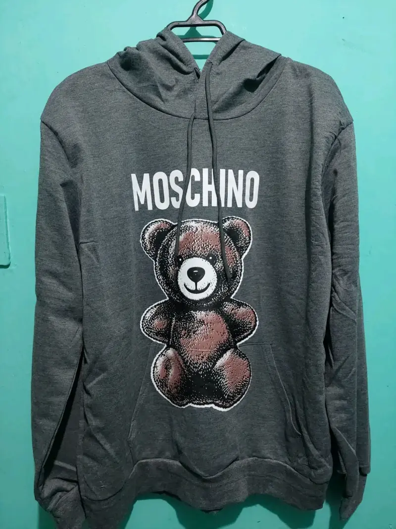 Polerón Moschino gris con oso estampado - 2