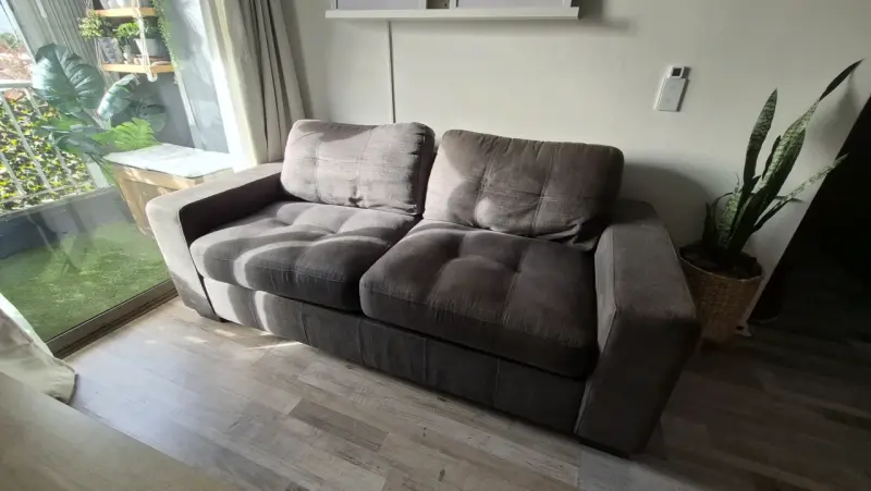 Sofá cama 2 plazas gris ROSEN - 1