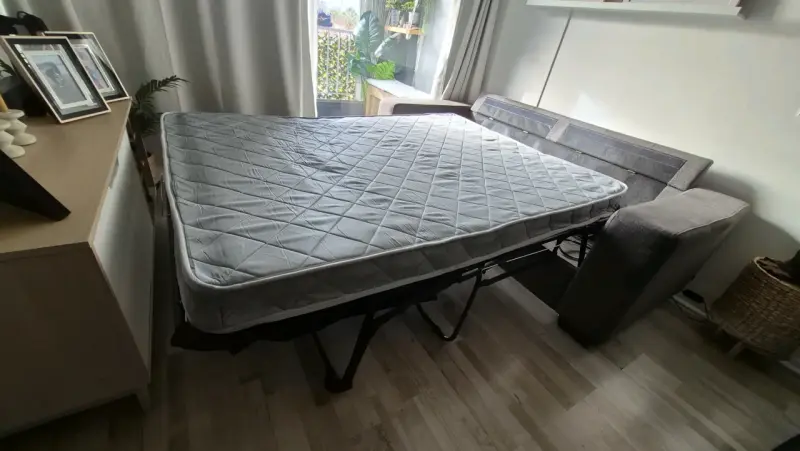 Sofá cama 2 plazas gris ROSEN - 3