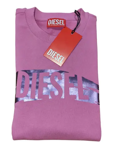 Polerón Rosa Diesel Logo Algodón Niña Talla 12 - miniatura 2