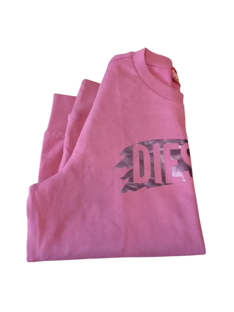 Polerón Rosa Diesel Logo Algodón Niña Talla 12 - 3