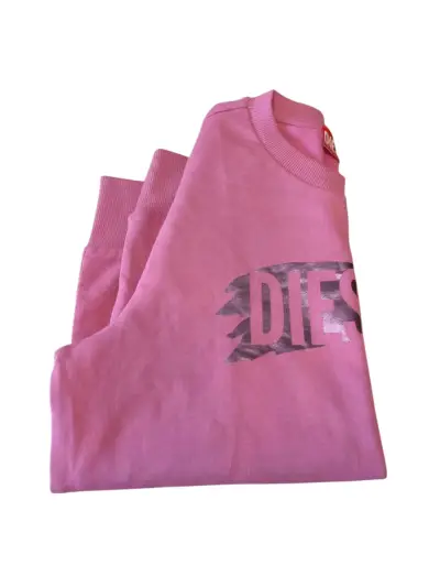 Polerón Rosa Diesel Logo Algodón Niña Talla 12 - miniatura 3
