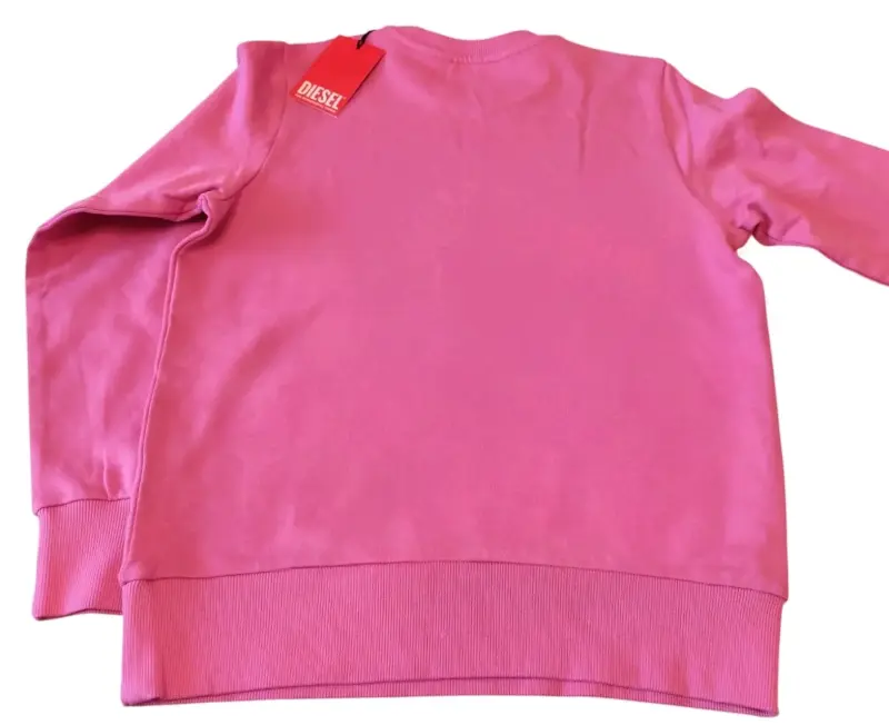 Polerón Rosa Diesel Logo Algodón Niña Talla 12 - 4