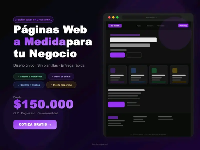 Servicio de diseño web profesional - 1