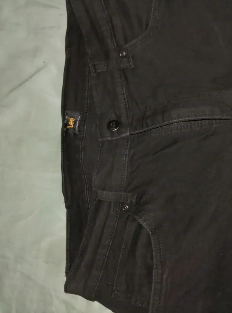 Jeans negros skinny Fit Lee para hombre talla 46 - 5