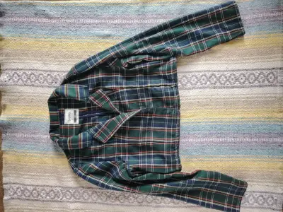 Blazer a cuadros Sybilla verde y azul - miniatura 1