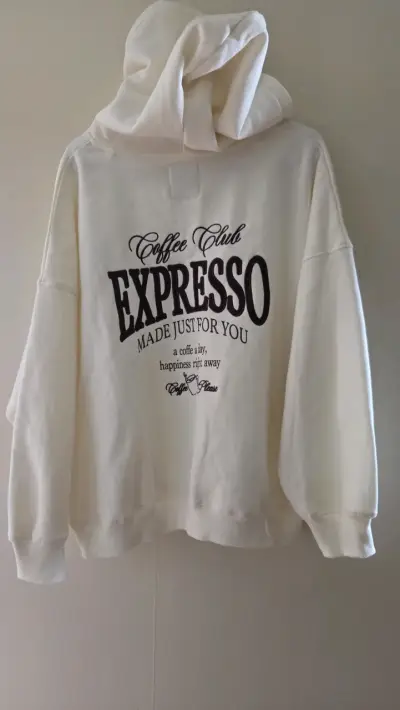Polerón blanco Coffee Club Expresso - miniatura 1