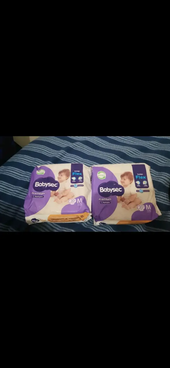 Pañales Babysec Premium Talla M 20 unidades