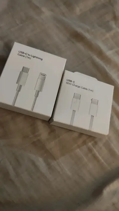 Cables USB-C a Lightning y USB-C 60W - miniatura 1
