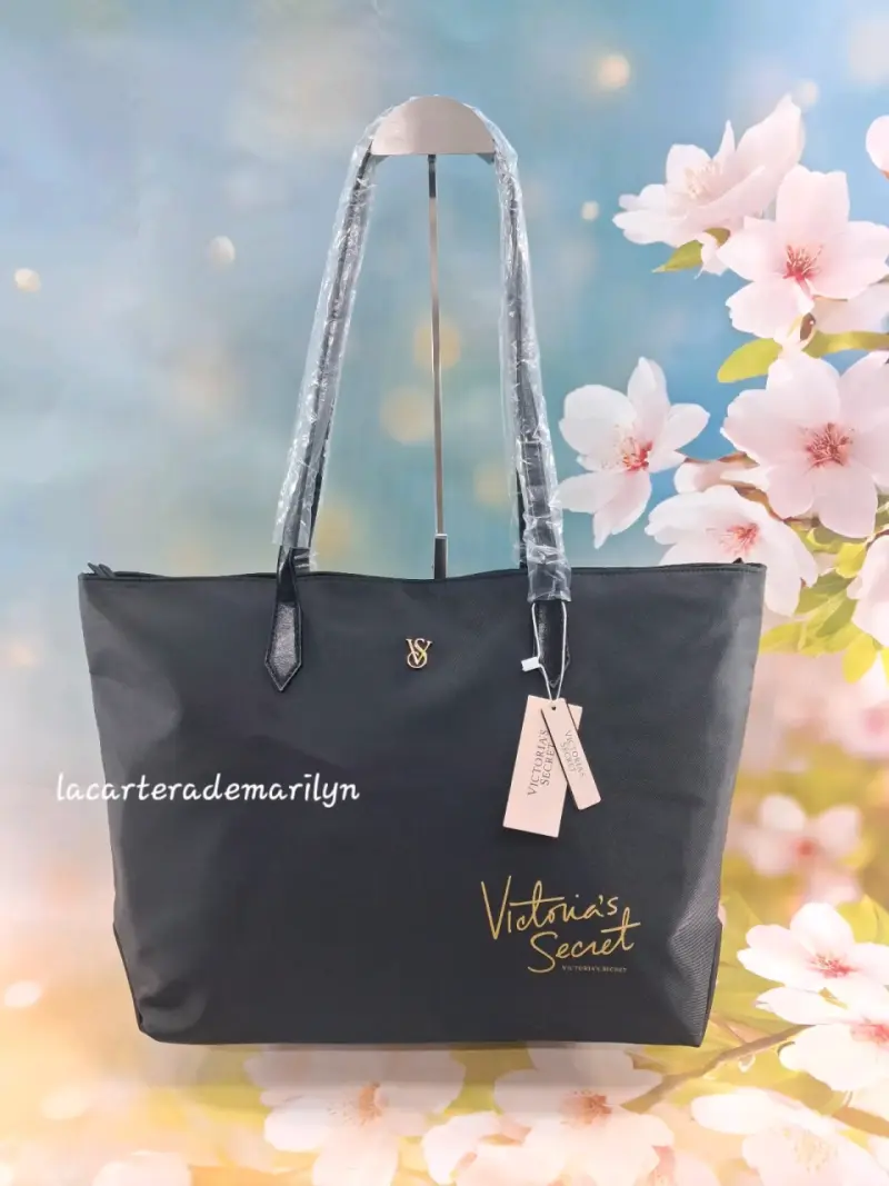 Bolso tote negro Victoria's Secret - 1
