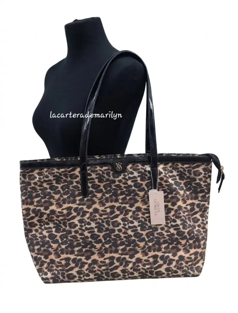 Bolso tote estampado leopardo Victoria's Secret - 1