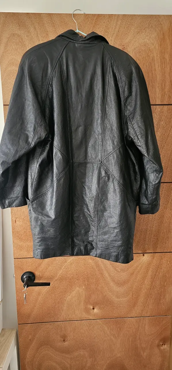 Chaqueta de cuero negra G-III - 2
