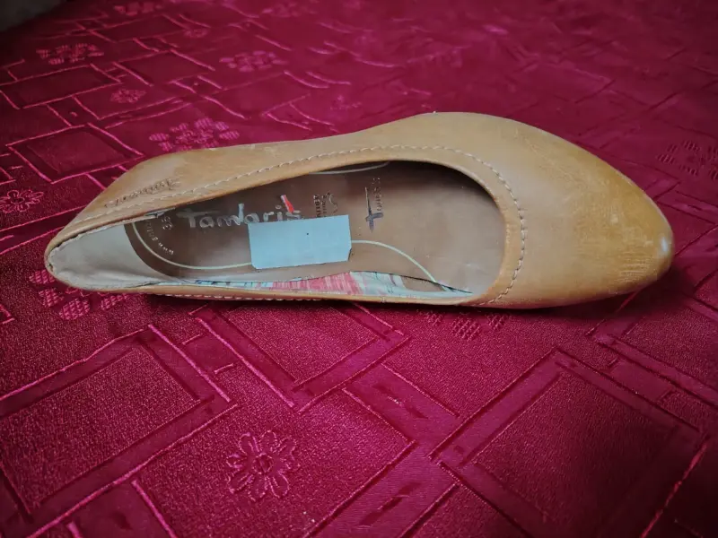Ballerina Tamaris cuero beige - 1