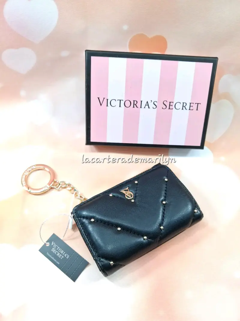 Tarjetero monedero negro Victoria's Secret - 1