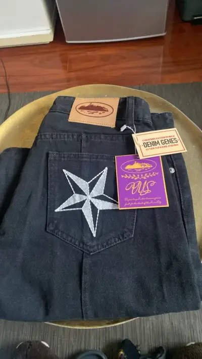 Short Corteiz Denim Genes Estrella - miniatura 1