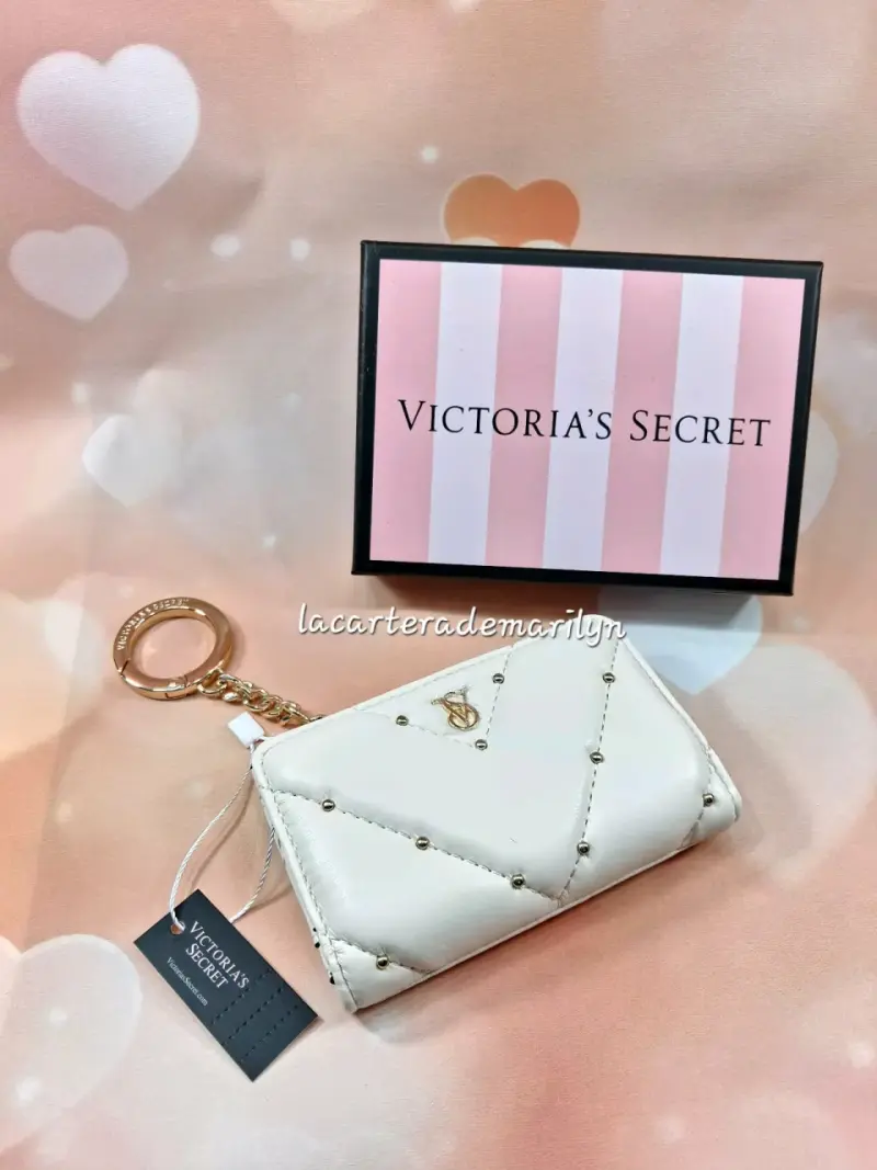 Tarjetero monedero crema Victoria's Secret - 1