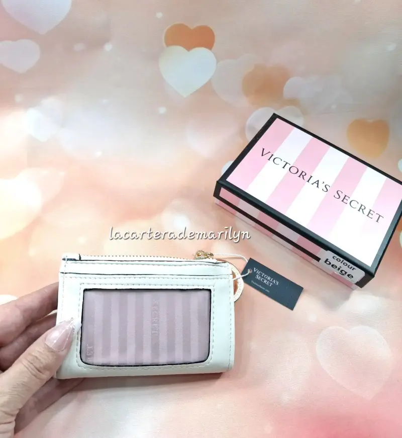 Tarjetero monedero crema Victoria's Secret - 4