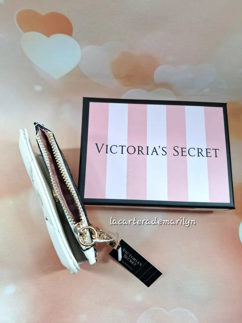 Tarjetero monedero crema Victoria's Secret - 5