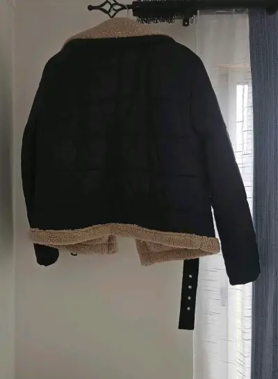 Chaqueta Snow Valley mujer negra con forro polar - miniatura 3