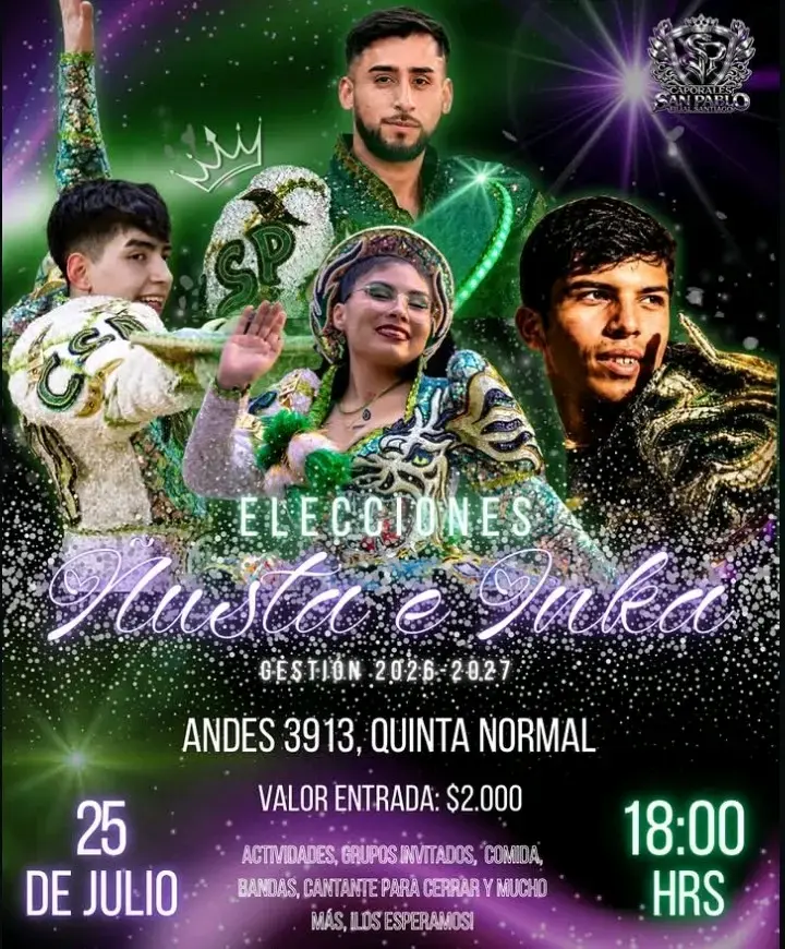 Entradas Ñusta e Inka 2026 Caporales San Pablo - 2