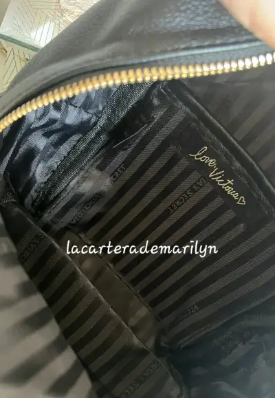 Mini mochila victoria secret negra - miniatura 5