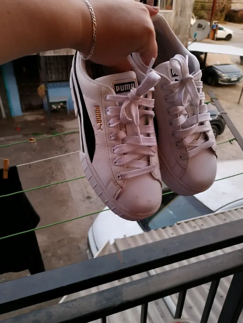 Zapatillas blancas con plataforma Puma - 3