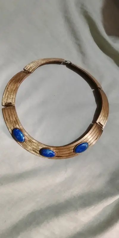 Collar artesanal Morita Gil con lapislázuli - miniatura 2
