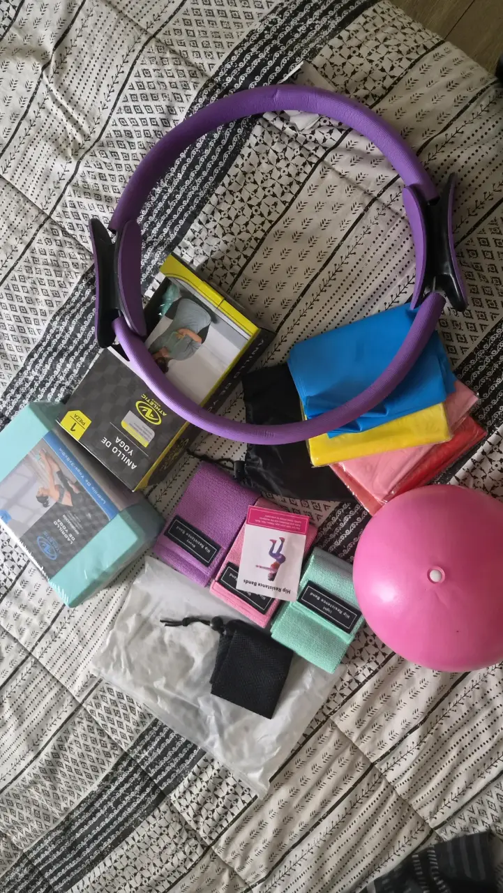 Set de accesorios para yoga y pilates
