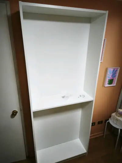 Estantería blanca alta con 6 repisas - miniatura 3