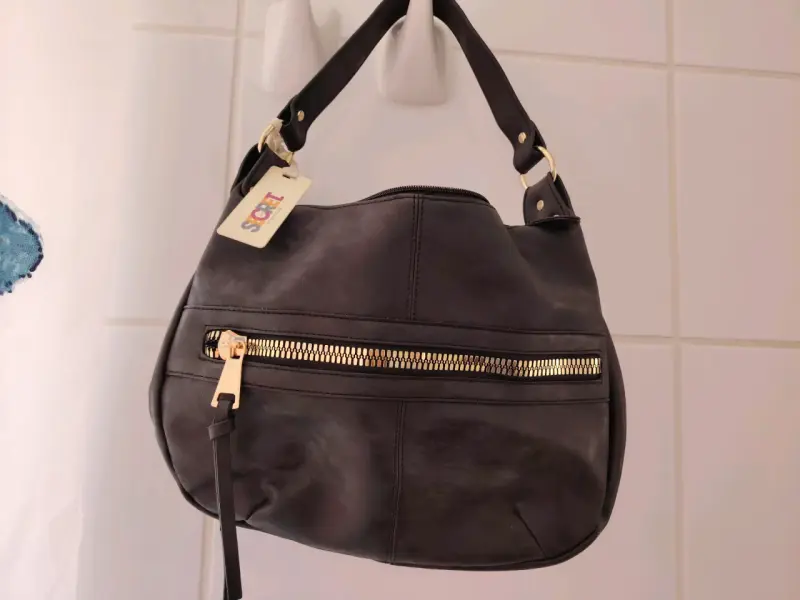 Bolso negro Secret de cuero sintético - 2