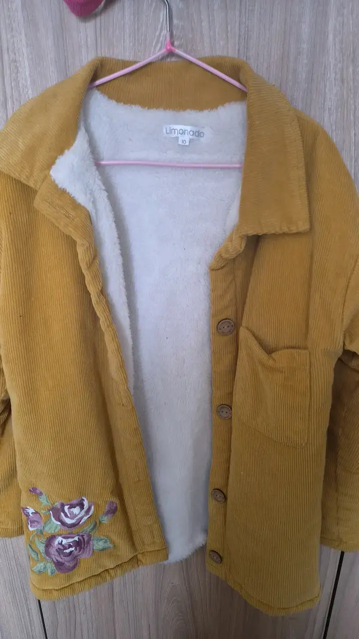 Chaqueta limonada con bordado floral - 2
