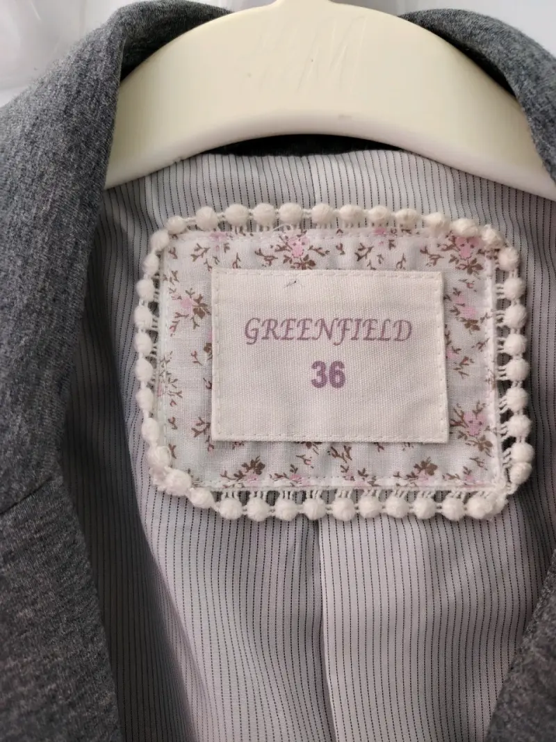 Blazer gris Greenfield talla 36 - 3
