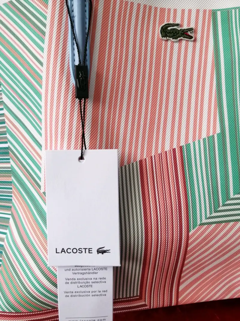 Bolso Lacoste de rayas multicolor - 4