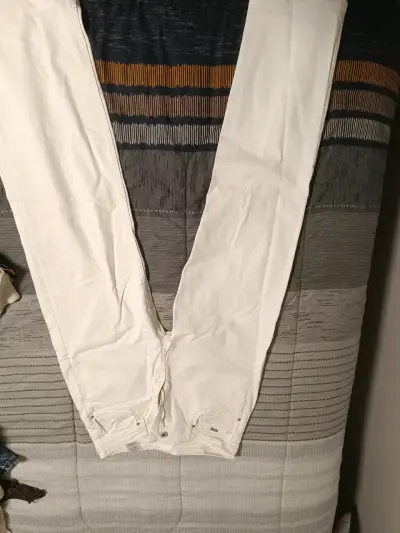 Pantalones blancos- beige Pepe jeans de mujer - miniatura 1