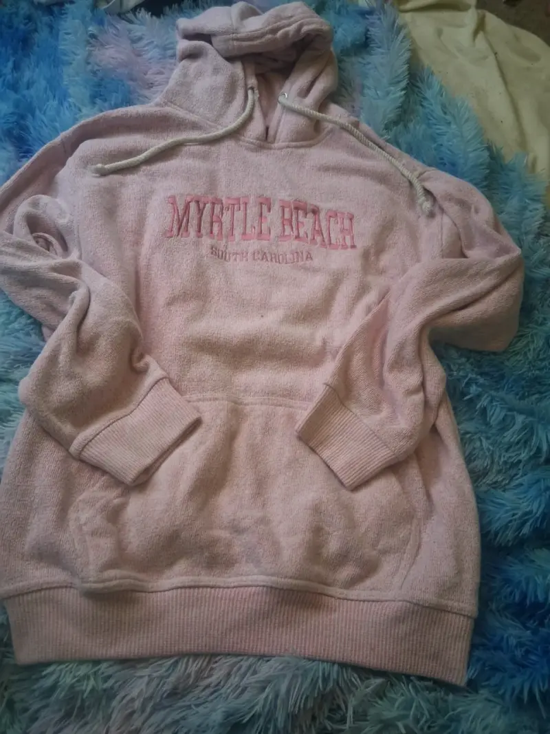 Polerón rosado talla L overside
