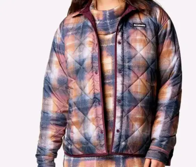 Chaqueta parka columbia reversible para mujer - miniatura 3