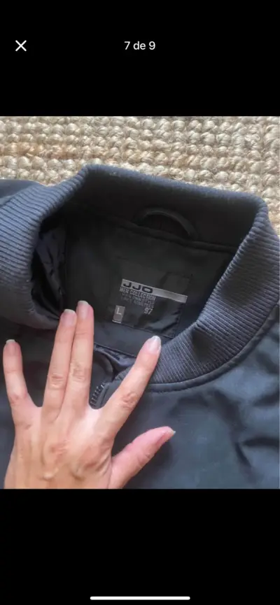 Chaqueta Bomber negra marca JJO - miniatura 1